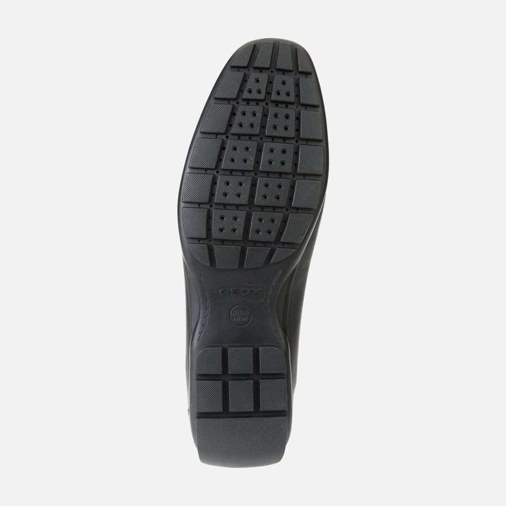 Mocassins Geox Homem Pretas - Moner 2Fit Wide - IPUSC0687